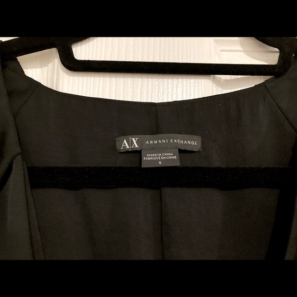 Armani Exchange AX LBD with pockets, elasticized waist, Size 6. Worn once. - Picture 2 of 6